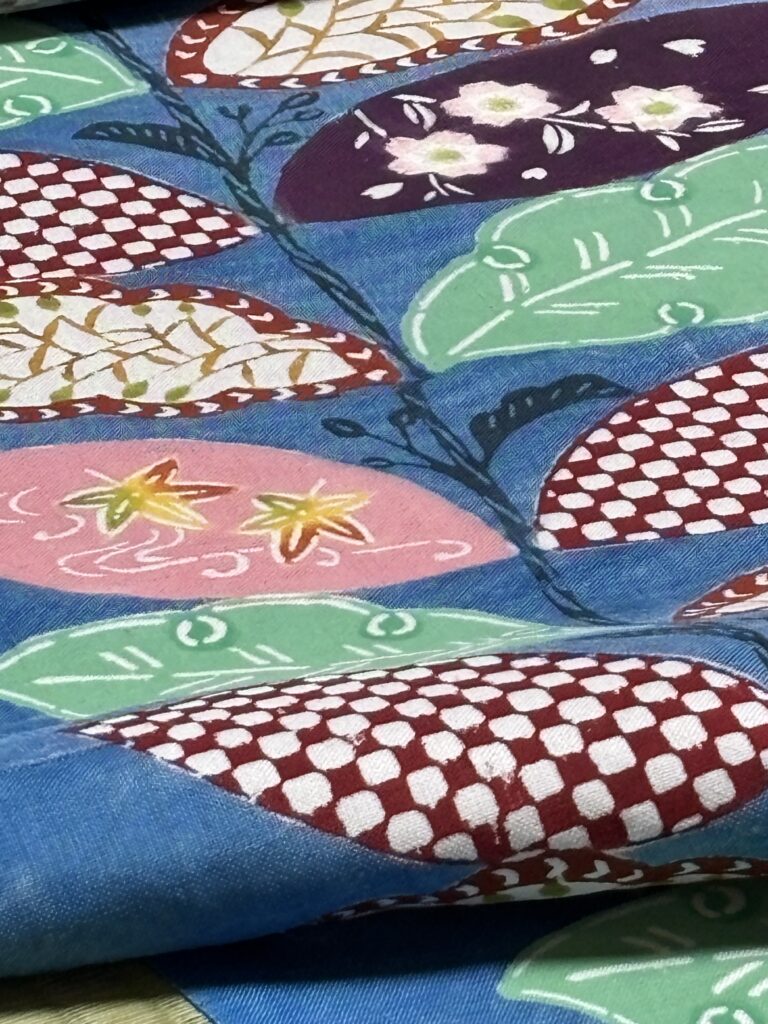 型絵染　荒川真理子さんの仕事